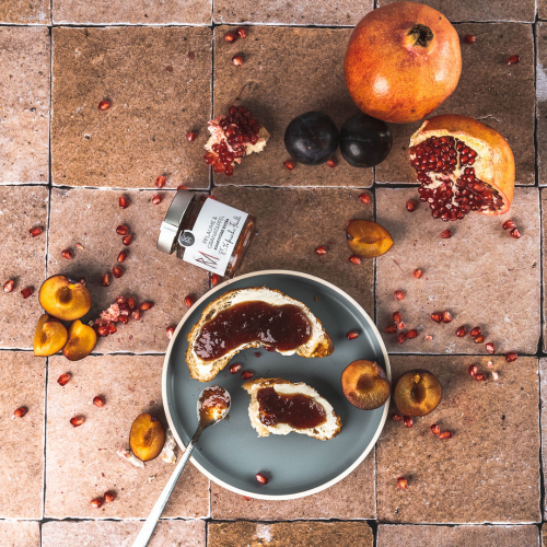 Pflaume Granatapfel Konfitüre Extra