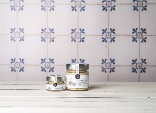 Fleur de Sel - Handgeschöpft mit Zitronenzesten