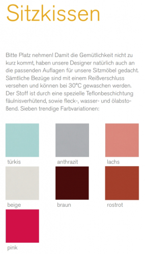 Lounge Lehnkissen LG / 01