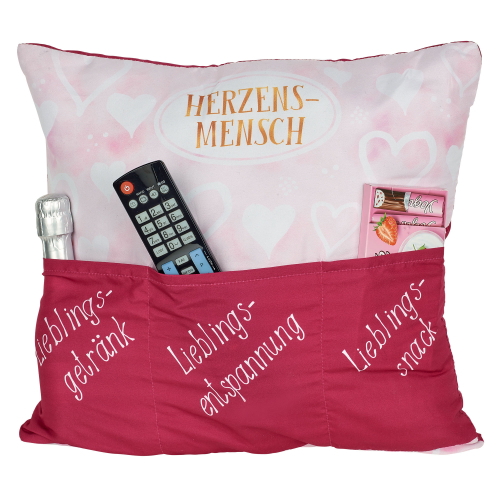 Geschenkekissen - Herzensmensch - Sofahelden