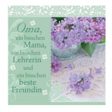 Romantisches Geschirrtuch: Oma, ein bisschen...