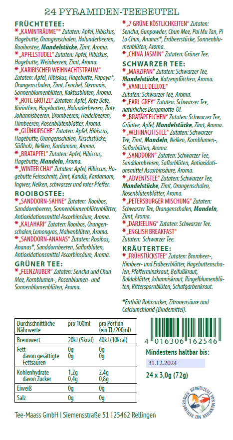 Adventkalender Eule und Bärenbande Inalt